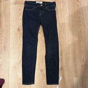 Abercrombie kids, dark denim, jean leggings size 9/10